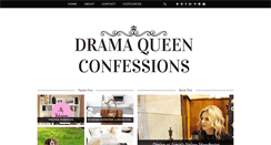 Desktop Screenshot of dramaqueenconfessions.com